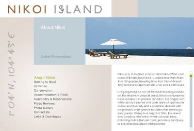 Nikoi Island : A resort playground near Singapore