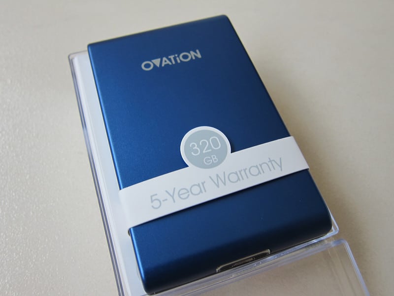 Ovation 320GB Ultra Slim Pocket Drive