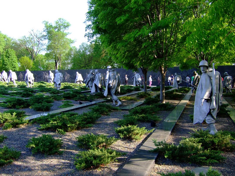 Korean War Veterans Memorial. Washington DC