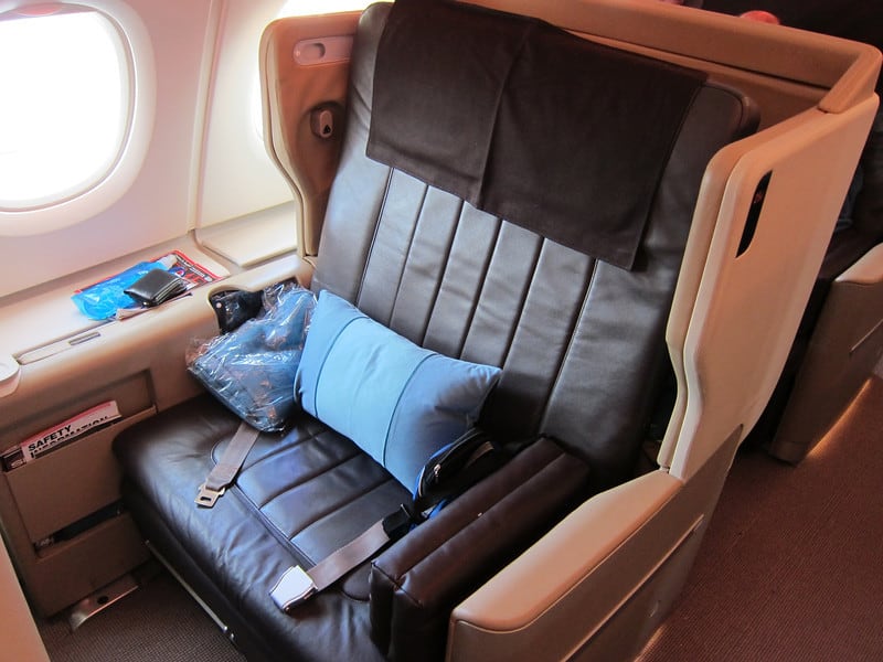 Business Class Seats on Singapore Airlines A380