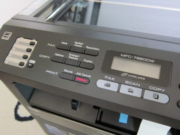 Brother Printer MFC7860DW Wireless Monochrome Printer with Scanner, Copier & Fax