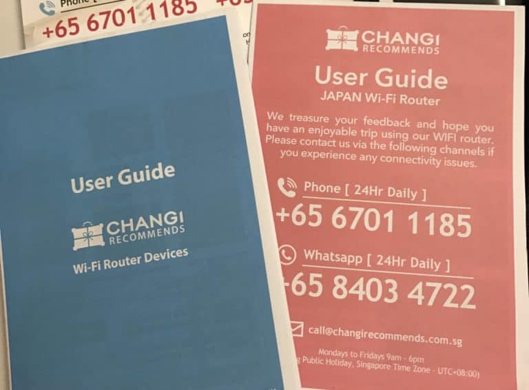 Changi Recommends Portable Wireless Router