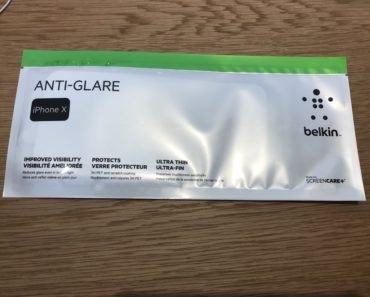 iPhone X Belkin Screen Protector Installation