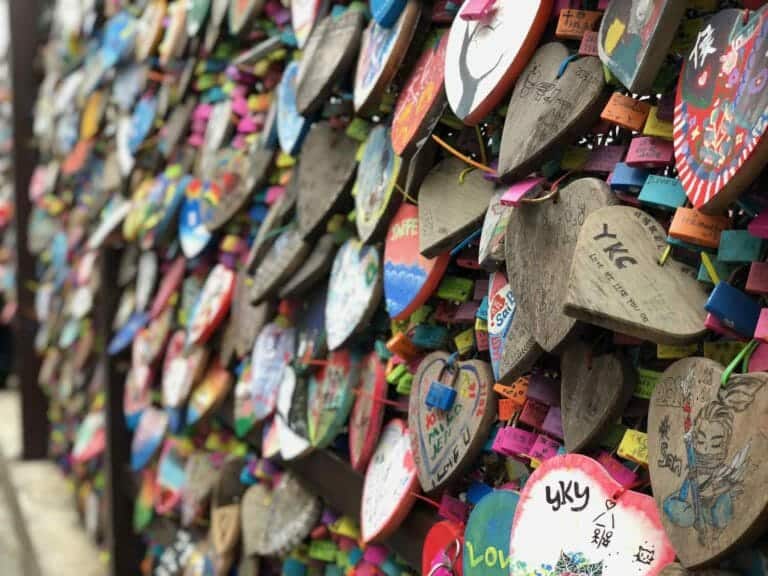 Cheung Chau Lock of Love and Fishballs and Mango Mochi 63 Lock of Love Cheung Chau
