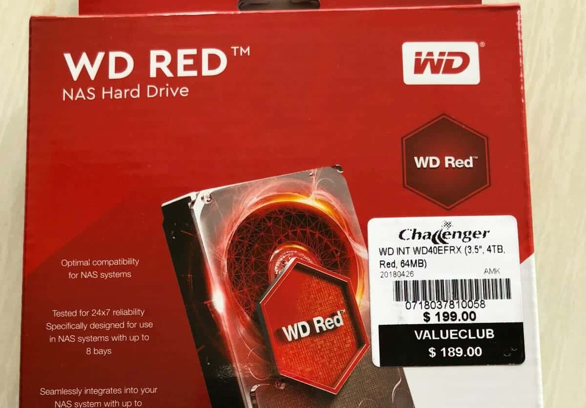 Western Digital Red 4TB Hard Disk
