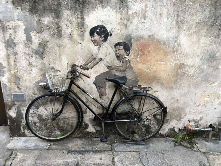 Kids on Bicycle Georgetown Penang TVB