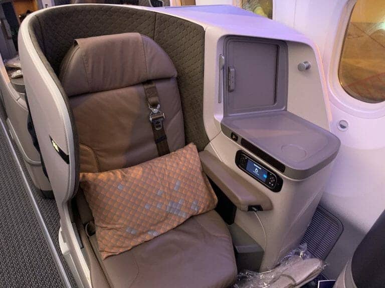 Singapore Airlines Regional Business Class 2018 4 SQ 2018 Regional Business Class