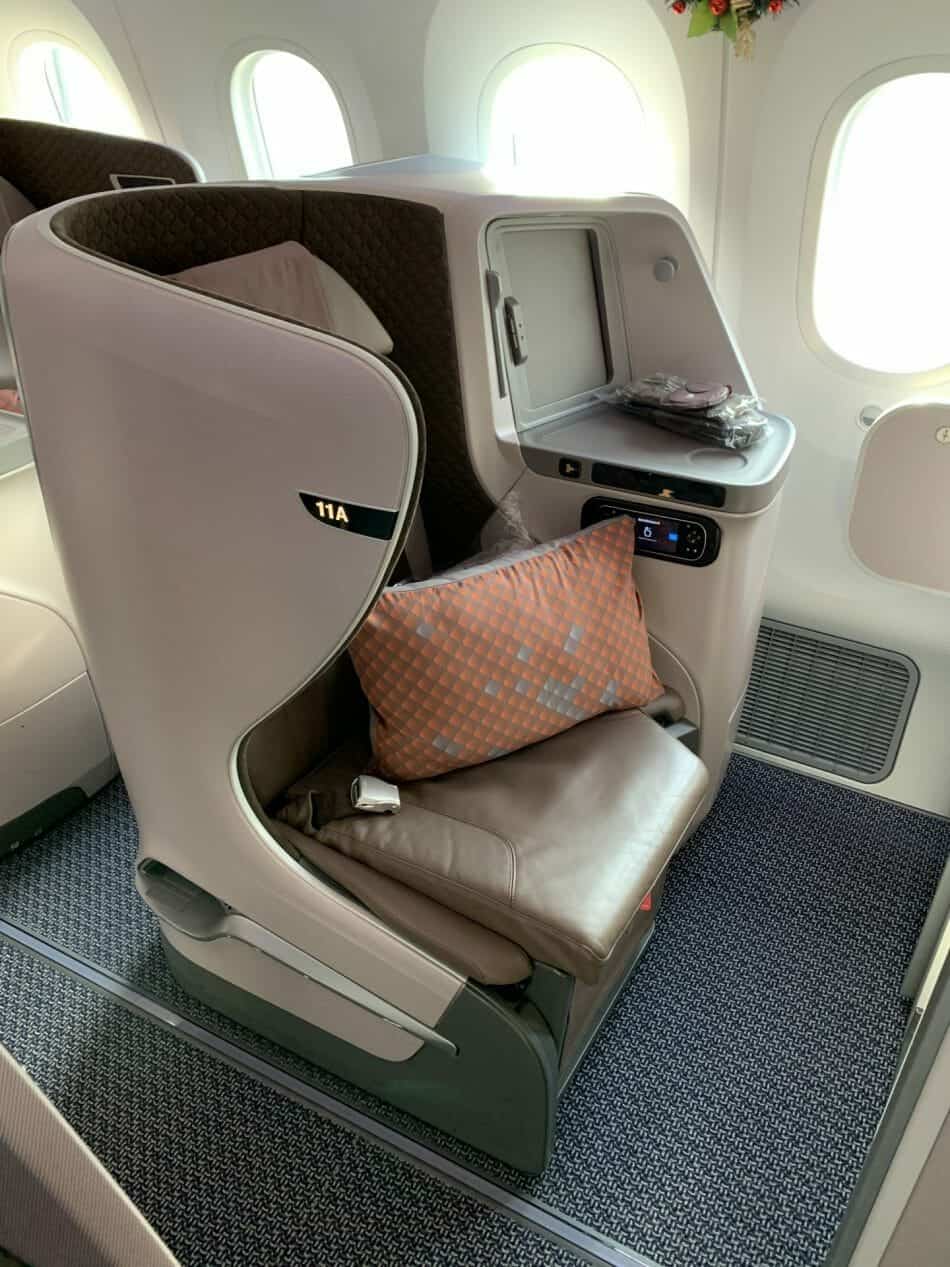 Singapore Airlines Regional Business Class 2018