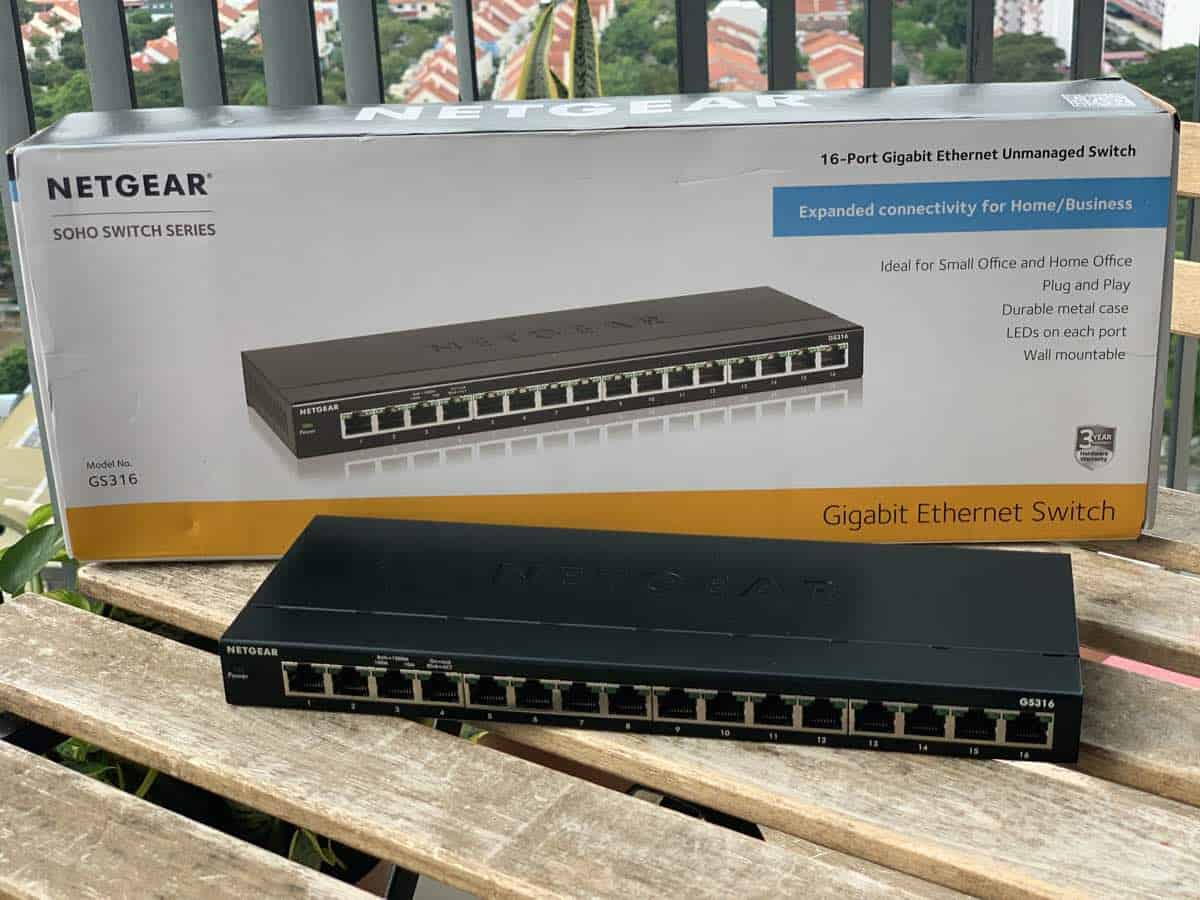 NETGEAR GS316 16-Port Gigabit Ethernet