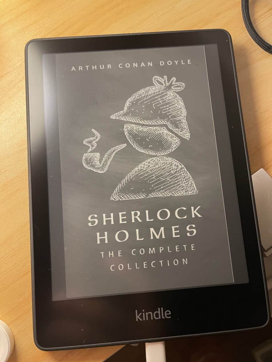 Book Cover on Kindle Lock Screen
