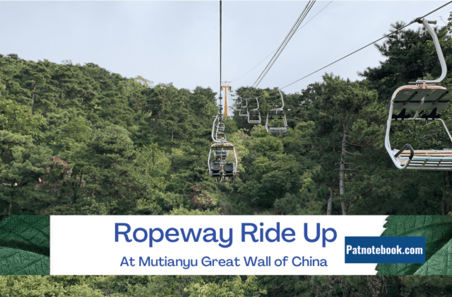 Great Wall of China Mutianyu Ropeway Ride