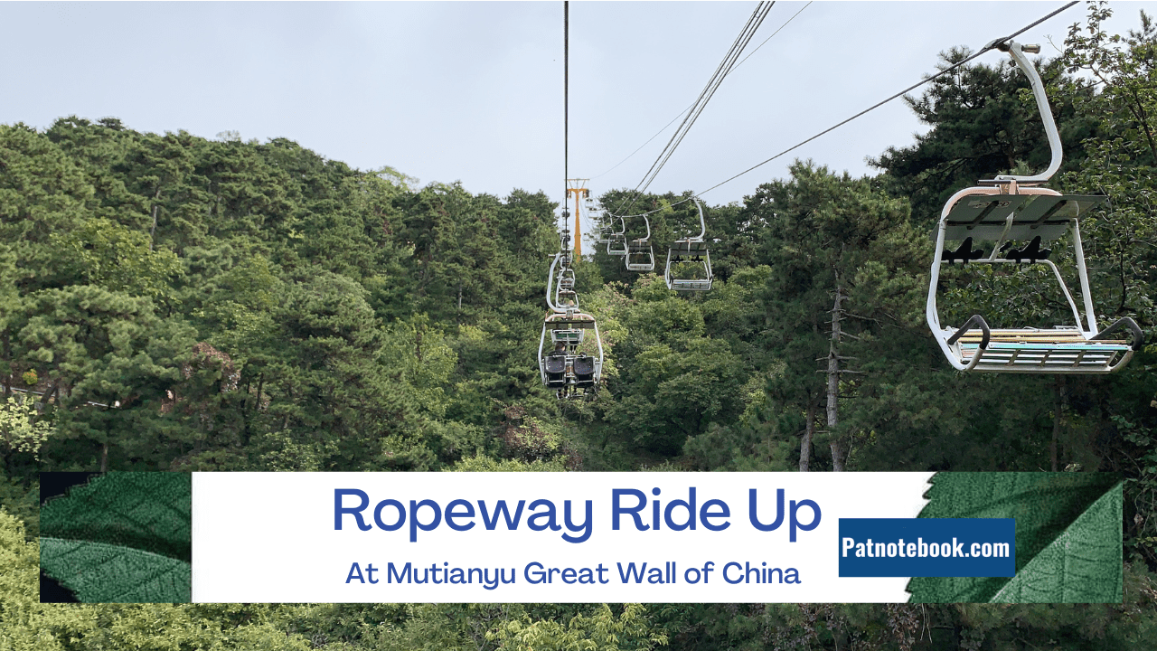 Great Wall of China Mutianyu Ropeway Ride
