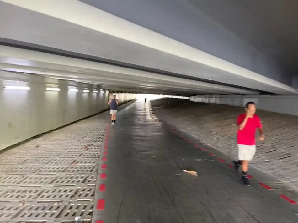 Previous Underpass at CTE for Kallang Park Connector with low headroom clearance