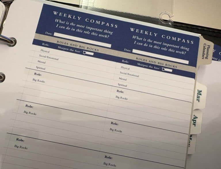 Using Franklin Planner