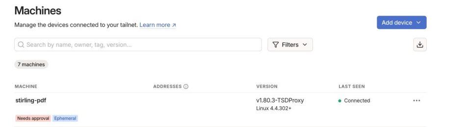 Using TSDProxy with existing Dockers in Portainer : Hope This Works 14 Screenshot of Portainer showing a Docker container using TSDProxy.