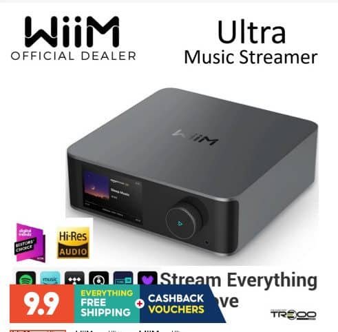 WiiM Ultra Music Streamer : Beautiful with Album Art 2 WiiM Ultra music streamer, hi-res audio, streaming device