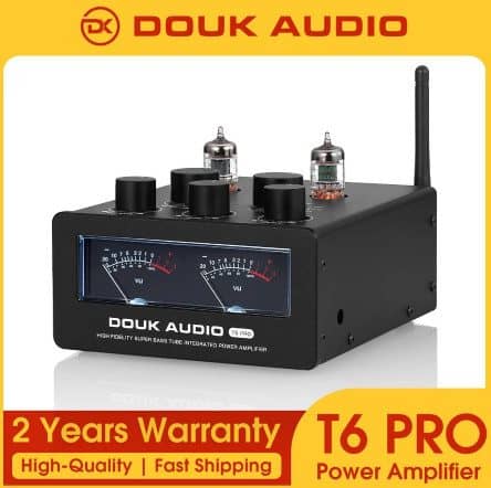WiiM Ultra Music Streamer : Beautiful with Album Art 11 Douk Audio T6PRO HIFI TPA3255 Bluetooth Receiver Vacuum Tube Amplifier with VU Meter 300Watts x2 Power Amp
