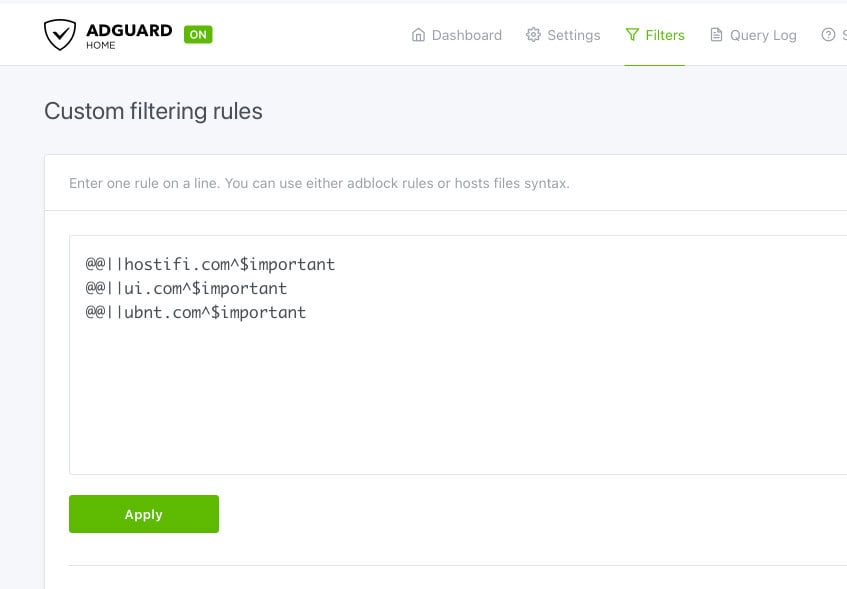 AdGuard Custom Filtering Rules