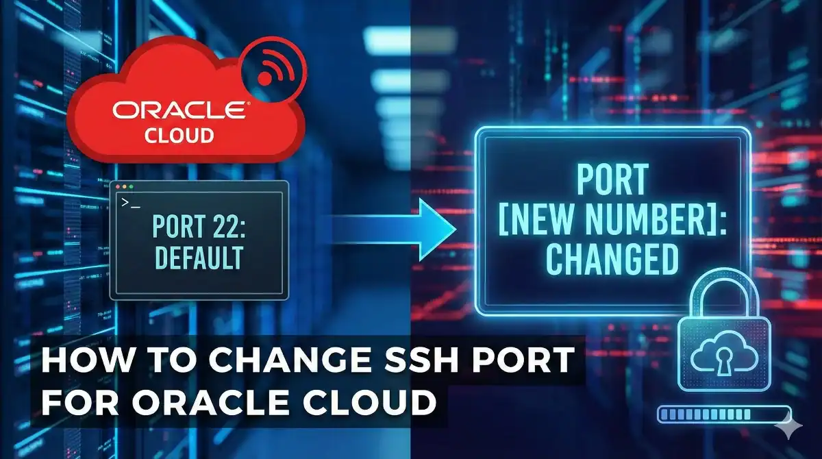 How to change SSH port for Oracle Cloud