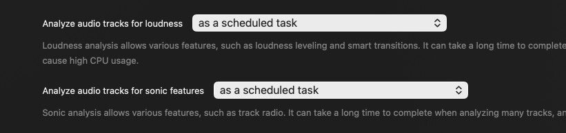 Setting Up AudioMuse-AI for Plex: My 5-Day Setup Saga : Pain and All 15 AudioMuse-AI Plex settings: analyze audio tracks for loudness and sonic features as scheduled tasks.