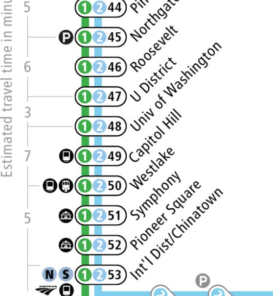 University of Washington Suzzallo and Allen Libraries aka Harry Potter Library : BEAUTIFUL 2 University of Washington station on a transit map
